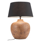 Zuo - Basil Lampe de table - Noir-Garantie limitée de 3 ans