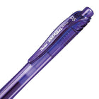 Pentel - EnerGel-X Rétractable Stylo à Encre Gel - (0,5mm) Pointe Aiguille - Encre Violette-La couleur du corps corresponde à celle de l'encre.