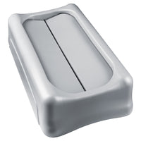 RubbermaidMD ® Couvercle SlimJim avec ventilation, gris-Parfait pour trier les déchets recyclables