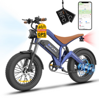 Gyrocopters - Moto électrique tout-terrain Ocean pour adultes - Vitesse 55 km/h - Autonomie PAS 115 km - Bleu-Le vélo électrique Gyrocopters Ocean est conçu pour le cycliste exigeant en quête de performances sans compromis, d'une fiabilité à toute épreuve et d'une intégration harmonieuse de technologies de pointe. Bien plus qu'un simple vélo électrique, il incarne la liberté et témoigne d'une conception d'exception