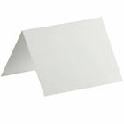JAM Paper - Cartes pliantes vierges - Format A1 4 barres - 3-1/2 po x 4-7/8 po - Panneau tissé blanc brillant Strathmore - paquet de 25-Couleur : Vélin blanc brillant