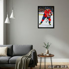 Alexander Ovechkin Washington Capitals - Toile encadree - 22" x 31"-Prêt à accrocher - livré entièrement assemblé