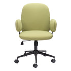 Zuo - Lionel Chaise de bureau - Vert olive-Comfy and durable polyester fabric