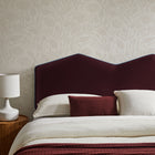 Modway - Cosette Performance Velvet Tête de lit King Size, Mûrier-Finition de bord simple