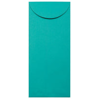 JAM Paper Enveloppes à ouv. au sommet papier recyclé couleur vive, ferm. gommée, 5 x 11 1/2 po, bleu de mer, paq./100-Bleu de mer