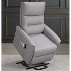 Brassex - Fauteuil releveur inclinable 570294 Levo - gris clair-Revêtement en tissu riche