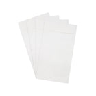 JAM Paper Enveloppes à ouverture au sommet et rabat droit gommé, 5 7/8 x 12 po, blanches, 100 par paquet-Parfait pour les cartes de vœux, les invitations, les mariages ou toute autre annonce