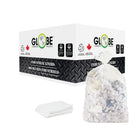 Globe Commercial - Sacs poubelle transparents Xstrong - 76 x 97 cm - Paquet de 125-Le dessus ouvert peut être attaché facilement
