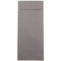 JAM Paper Enveloppes à ouverture au sommet format invitation avec fermeture gommée, 4 1/8 x 9 1/2 po, gris foncé, 100/paquet-Gris foncé