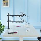 ShoppingAll - Support de bureau entièrement réglable pour ordinateur portable - Noir-9