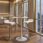 Zuo - Equino Tabouret de bar - Blanc-Assemblage requis