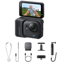 Pack de création d'appareil photo Insta360 GO Ultra - Noir-Taille de l'écran : 2,5 po
