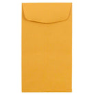 Jam Paper - Enveloppes recyclées n° 6 pour pièces de monnaie, 3 3/8 po H x 6 po l, Kraft brun, Paquet de 50-Couleur : Kraft brun