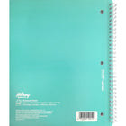 Hilroy - Cahier Hug Me - Chiens - 160 pages - 10 1/2" x 8" - blanc-Papier blanc ligné de 7 mm de large avec marge 