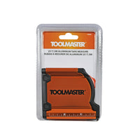 Toolmaster - Ruban à mesurer de 25 pi Aluminium TM25-Longueur de 25 pi (7,6 m) pour une utilisation polyvalente