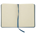 JAM PaperMD – Carnet à couverture rigide avec fermeture à élastique, bleu, moyen, 5 x 7-70 feuilles