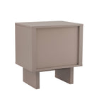 Manhattan Comfort - Ensemble de 2 tables de nuit modernes Ella 100 cm - Mocha-Assemblage à domicile requis Tout le matériel inclus