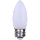 Northern Stars - DEL Ampoule, LE-4B10/827/IF/E26 2700K 120V 4W E26 350LM = 40W - Givrée - 2 Paquet-Ampoule DEL B10 Avec Culot E26 