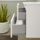 Modway - Daybreak 24" Vanette de salle de bain - Blanc blanc-MEUBLE DE SALLE DE BAIN MONTÉ AU MUR - Fixé directement sur votre mur, ce meuble rafraîchit la salle de bain tout en économisant beaucoup d’espace au plancher. Installations non incluses. Dimensions : 24"L x 18,5"D x 19"H