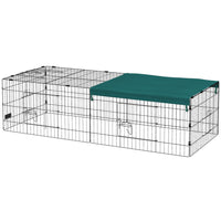 PawHut - Cage pour petits animaux pour poules, lapins, chinchillas 73 po x 30 po x 20 po-Non seulement pour une utilisation intérieure, mais aussi pour une utilisation extérieure 