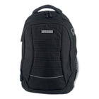 Tucci Italy - Sac à dos TrailBlazer - Moyen - Noir-Stockage sécurisé pour ordinateurs portables – Un compartiment rembourré pour ordinateur portable peut accueillir des appareils jusqu’à 16" avec une sangle stabilisatrice