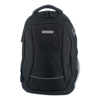 Tucci Italy - Sac à dos TrailBlazer - Moyen - Noir-Stockage sécurisé pour ordinateurs portables – Un compartiment rembourré pour ordinateur portable peut accueillir des appareils jusqu’à 16" avec une sangle stabilisatrice