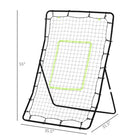 Soozier - Filet De Rebond Pour Volley-Ball - Aide D’Entraînement Baseball Lacrosse-Filet en PE résistant aux intempéries qui supporte les tirs puissants de différents sports  
