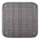 Manhattan Comfort - Ensemble moderne de patio Cannes pour 2 personnes avec table d’appoint - Gris - Lot de 3-Garantie limitée du fabricant de 30 jours