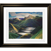 Light/Shadow par Franklin Carmichael - Impression encadree - 34" x 30"-Impression d'art de haute qualité avec passe-partout et encadrement professionnel