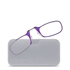 ThinOptics 2.5 Violet Lecteur avec Pod Blanc Universel - Violet-Le produit comprend les lunettes de lecture ThinOptics et l'étui universel avec un adhésif sans résidu à coller sur votre téléphone / étui ou toute autre surface dure et plate