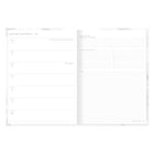 At A Glance - Agenda hebdomadaire/mensuel rose Emily Ley Simplified 2027 - 8 1/2 po H x 6 po l - rose - bilingue-Couverture rigide avec fermeture élastique