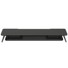 FITUEYES - Support pour double moniteur Fenge - Noir-Support pour double moniteur pour 2 écrans avec organisateur de rangement et gestion des câbles