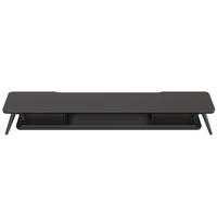 FITUEYES - Support pour double moniteur Fenge - Noir-Support pour double moniteur pour 2 écrans avec organisateur de rangement et gestion des câbles