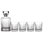 Maxwell & Williams - Carafe à Whisky Empire et double Old Fashioned's - Ensemble de 5-Verre fabriqué à la machine