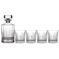 Maxwell & Williams - Carafe à Whisky Empire et double Old Fashioned's - Ensemble de 5-Verre fabriqué à la machine