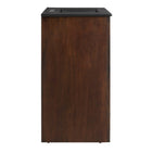 Modway - Appia 36" Vanette de salle de bain - Noir noyer-Trous centraux de 8"