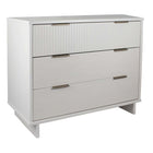 Manhattan Comfort - Granville commode moderne haute étroite et standard - blanc - ensemble de 2-10