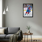 Nathan MacKinnon Colorado Avalanche - Toile encadree - 22" x 31"-Prêt à accrocher - livré entièrement assemblé