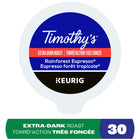 Timothy’s - Capsules K-Cup de café Espresso forêt tropicale torréfaction très foncée - paquet de 20-5