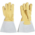 SCN Industrial - Gants De Soudage, Cuir Fleur De Vache, Taille Moyen, paquet de 2-Doublure Non doublé
