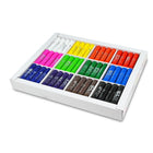 Pencil Grip - Bâton de peinture à la détrempe solide, couleurs classiques, paquet de classe de 96-Pas besoin de tasses, blouses ou brosses