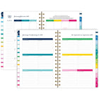 AT-A-GLANCE - Agenda hebdomadaire/mensuel Emily Ley Simplified 2026 - 8 1/2 po H x 5 3/8 po l - bande joyeuse - bilingue-Les pages spéciales incluent «Le processus de simplification », « Comment utiliser l'agenda », « La simplicité ChallEnglish » et la « Bucket list »