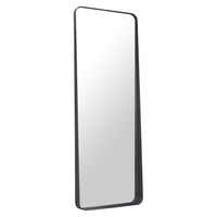 Zuo - Miroir Riga - Noir-Fixation murale verticale uniquement