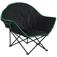 Outsunny - Chaise de camping pliable avec sac de transport-Peut être plié pour un transport facile  