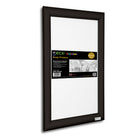 SECO Snap Affiche Cadre Cas, 8.5 x 11 pouces, Noir-Cadre à bouton-pression en aluminium recouvert de poudre noire