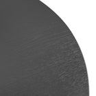 Manhattan Comfort - Ensemble de 2 tables basses et d’appoint Layla modernes - Noir-Le plateau de la table basse mesure 90 cm de diamètre Le plateau de la table d’appoint mesure 45 cm de diamètre