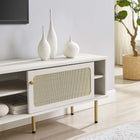 Modway - Cambria 70 po Meuble TV, Blanc-Construction en panneaux de particules