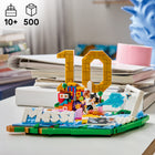 LEGO - Editions Sports Temps forts du soccer - Lionel Messi-La base forme l'initiale de Messi et comporte un grand chiffre 10