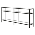 Hudson&Canal - Console Sivil 64" L - Bronze noirci-La table a une capacité de poids de 50 lb