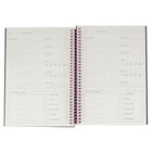 General Supply Goods + Co - Livre de recettes-Reliure à spirale en plastique de couleur pour tourner facilement les pages